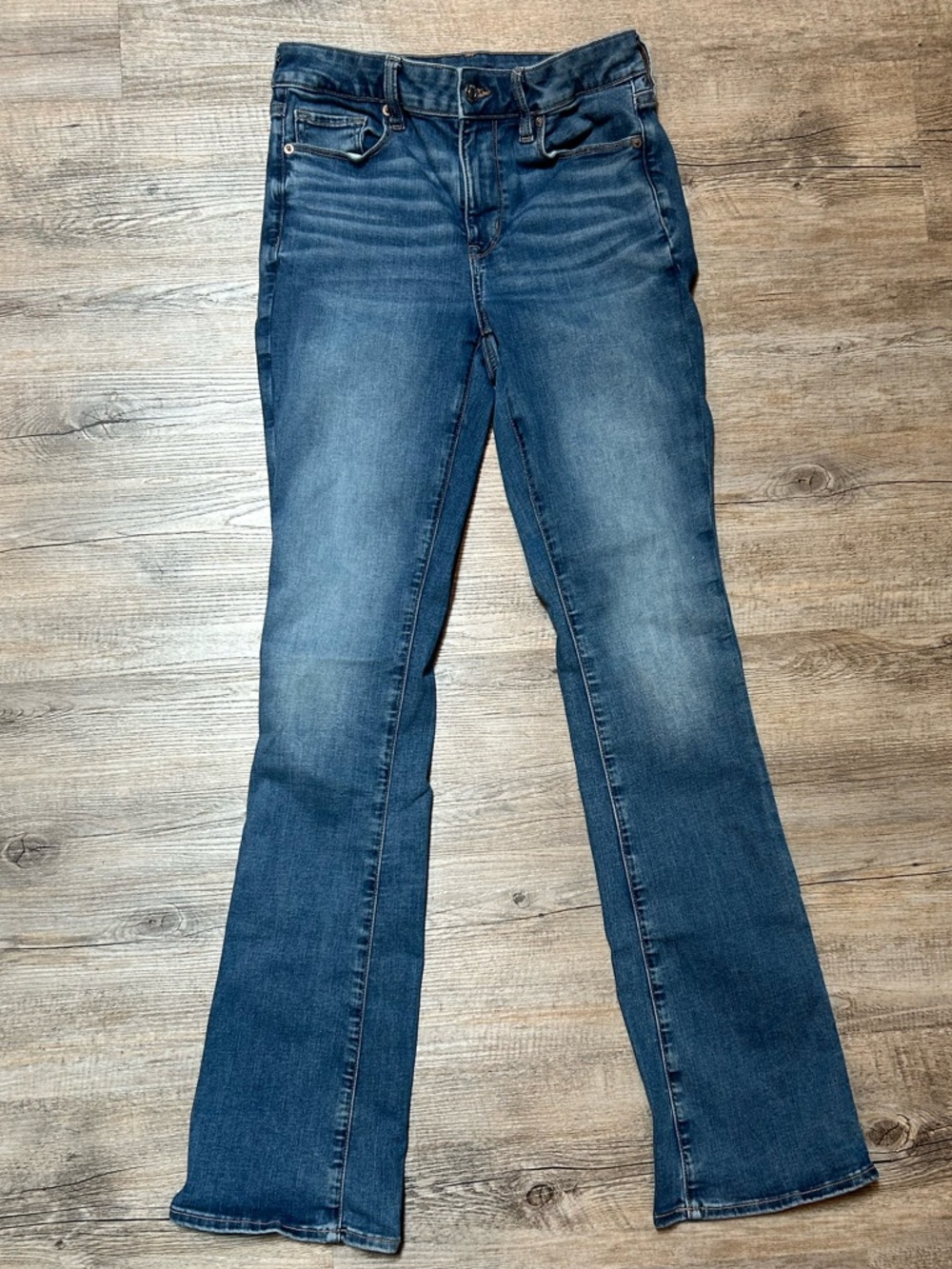 American Eagle High Rise Skinny Kick jeans Size 8 Long